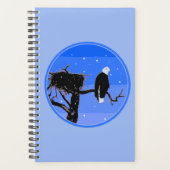 Bald Eagle en hiver - Art original de la faune (Devant)