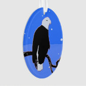 Bald Eagle en hiver - Art original de la faune (devant)