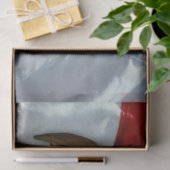 Bald Eagle en Wolf American Flag Tissuepapier (Geschenk)