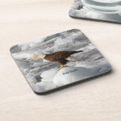 Bald Eagle ensemble de 6 dessous de verre en plast (Côté gauche)