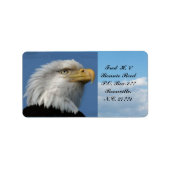 BALD EAGLE - ÉTIQUETTE DE ADRESSE (Devant)