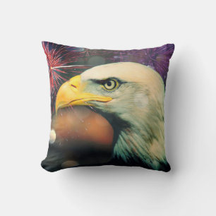 Bald Eagle Fireworks Sierkussen