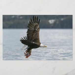 Bald Eagle Fish Retrieval Briefpapier