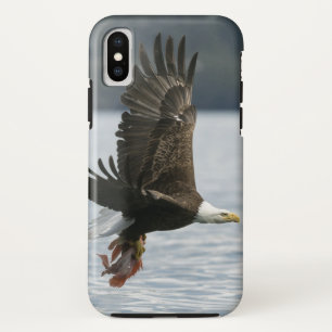 Bald Eagle Fish Retrieval iPhone X Hoesje