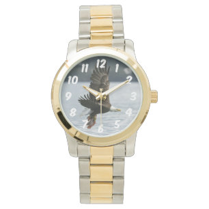 Bald Eagle Fish Retrieval Horloge