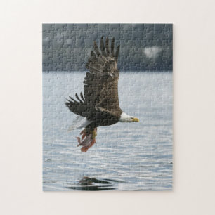 Bald Eagle Fish Retrieval Legpuzzel
