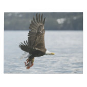 Bald Eagle Fish Retrieval Notitieblok (Voorkant)