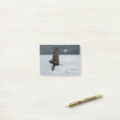 Bald Eagle Fish Retrieval Post-it® Notes (Op bureau)