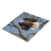 Bald Eagle Flash Tegeltje (Zijkant)