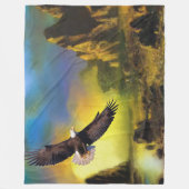 Bald Eagle Fleece Blanket Deken (Voorkant)