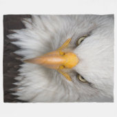 Bald Eagle Fleece Deken (Voorkant (Horizontaal))