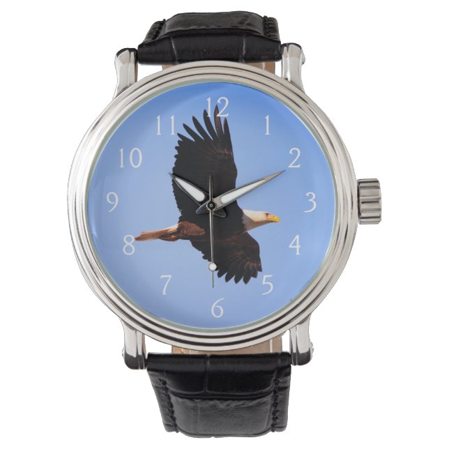 Bald Eagle Flight Horloge (Voorkant)