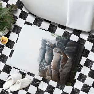 Bald Eagle Flight Rocks Badmat