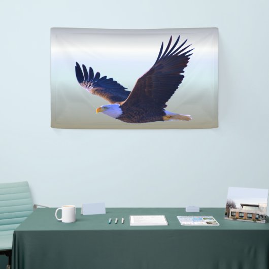 Bald Eagle Flying Spandoek (Beurs)