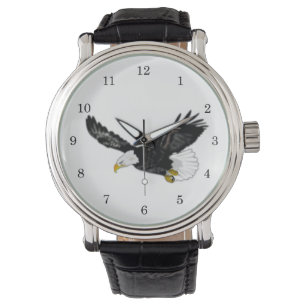 Bald Eagle Flying Watch Gift Horloge