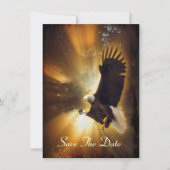 Bald Eagle & Forest Sunlight Invitation Cartes (Devant)