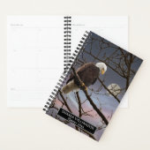 Bald Eagle Full Moon Wildlife Fotografie Planner (Display)