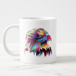 Bald Eagle geometrische prismatische ontwerp-80590 Extra Grote Beker