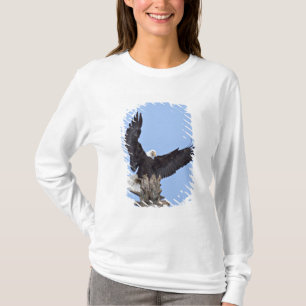 Bald Eagle (Haliaeetus leucocephalus) met vleugels T-shirt