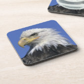 Bald Eagle (Haliaeetus leucocephalus), wild, Bier Onderzetter (Linkerzijde)