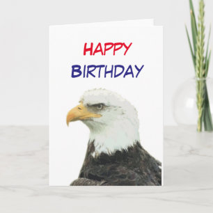 'Bald Eagle' Happy Birthday Kaart