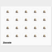 Bald Eagle Hart Sticker (Vel)
