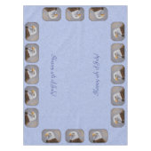 Bald Eagle Head Blue Tafelkleed (Voorkant)