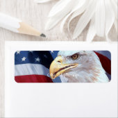 Bald Eagle head Etiket (Insitu)