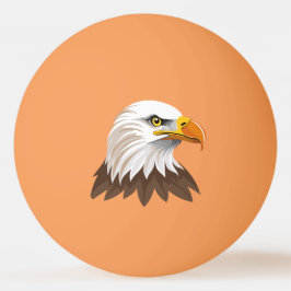 Bald eagle head pingpongballen