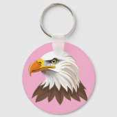 Bald eagle head sleutelhanger (Achterkant)