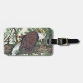 Bald Eagle in Branch Bagagelabel (Voorkant horizontaal)