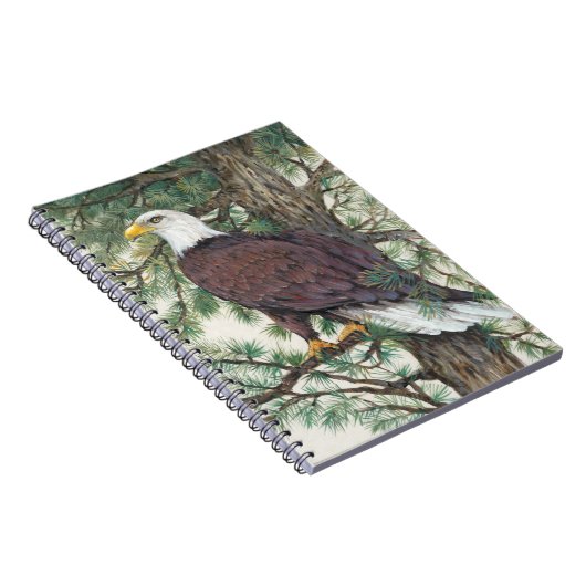 Bald Eagle in Branch Notitieboek (Rechterzijde)
