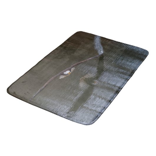 Bald Eagle in Flight Badmat (Gekanteld)