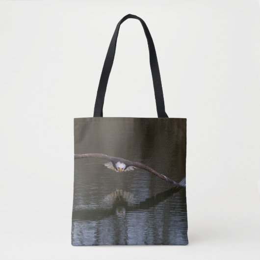 Bald Eagle in Flight Canvas tas (Voorkant)
