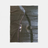 Bald Eagle in Flight Fleece Deken (Voorkant)