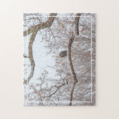 Bald Eagle in sneeuw Legpuzzel (Verticaal)