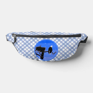 Bald Eagle in Winter - Originele Wilde Kunst Heuptasje