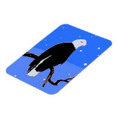 Bald Eagle in Winter - Originele Wilde Kunst Magneet (Linkerzijde)