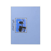 Bald Eagle in Winter - Originele Wilde Kunst Notitieblok (Gedraaid)