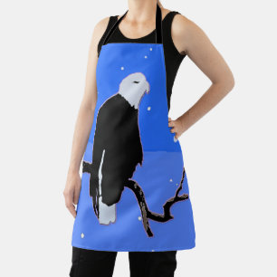 Bald Eagle in Winter - Originele Wilde Kunst Schort