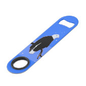 Bald Eagle in Winter - Originele Wilde Kunst Speed Flessenopener (Achterkant Gekanteld)