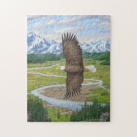 Bald Eagle Jigzaag Puzzle Legpuzzel (Verticaal)
