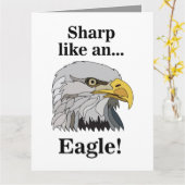 Bald Eagle Kaart (Gele Bloem)