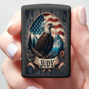Bald Eagle kijken over Judy