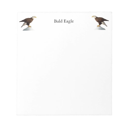 Bald Eagle-laptop Notitieblok (Voorkant)