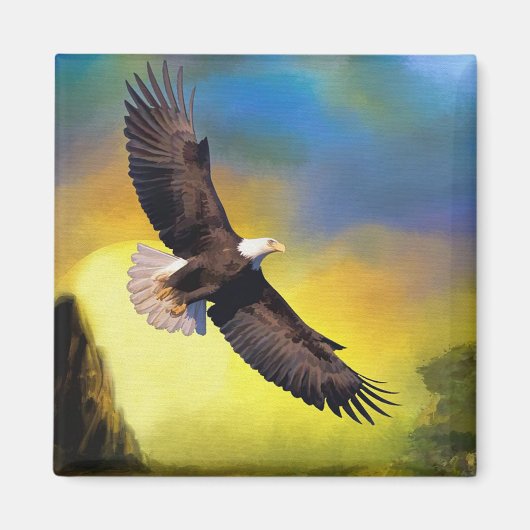 Bald Eagle Magneet (Voorkant)