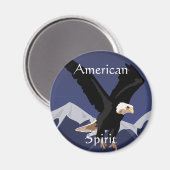 Bald Eagle Magnet Magneet (Voorkant / Achterkant)