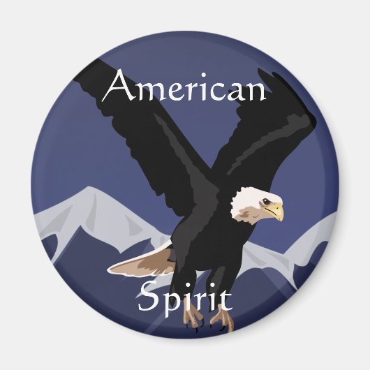 Bald Eagle Magnet Magneet (Voorkant)