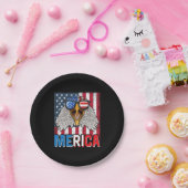 Bald Eagle Merica, 4 juli Papieren Bordje (Feest)