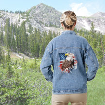 Bald Eagle 'Merica drapeau patriotique
